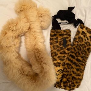 2 for $45 fur scarfs